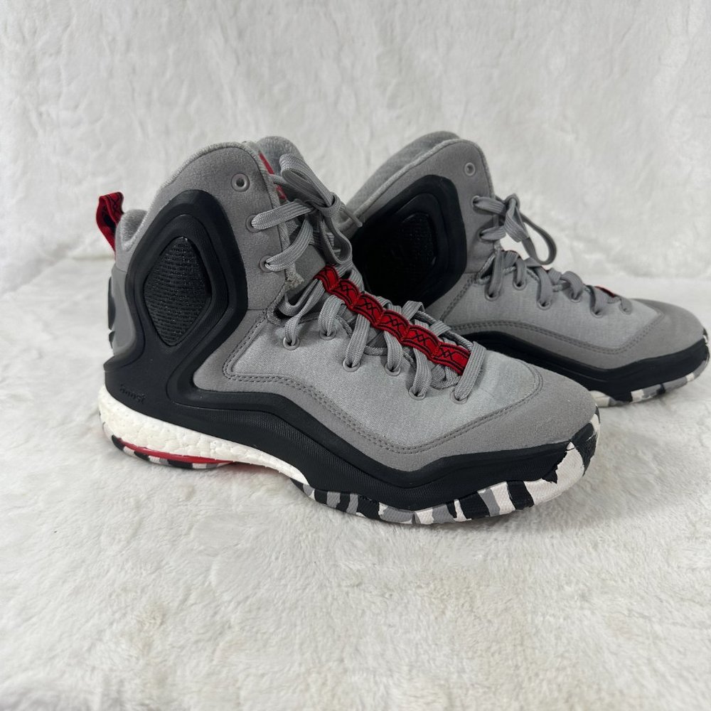 Rare 2015 D Rose 5 Boost 'Light Onix' C77900  SZ 5.5 Chicago Bulls Hi Tops - Picture 6 of 14